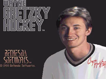 Wayne Gretzky Hockey screen shot title